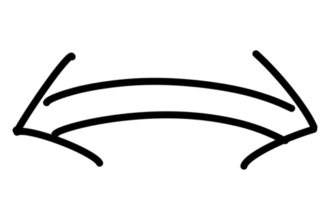 Black Bidirectional Arrow Icon