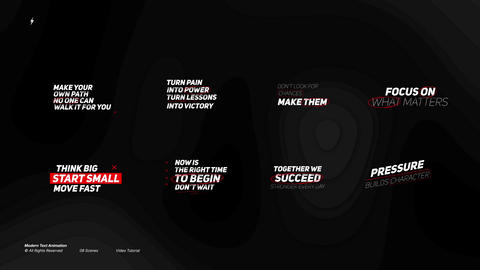 Modern Text Animation