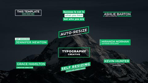 Self resizing Titles and Lower Thirds v 3