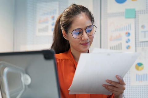 Businesswoman Thinking About Career and Job Opportunities