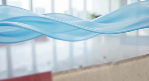 N65 05 -Rising and Falling Blue Wave – 4K Abstract Animation