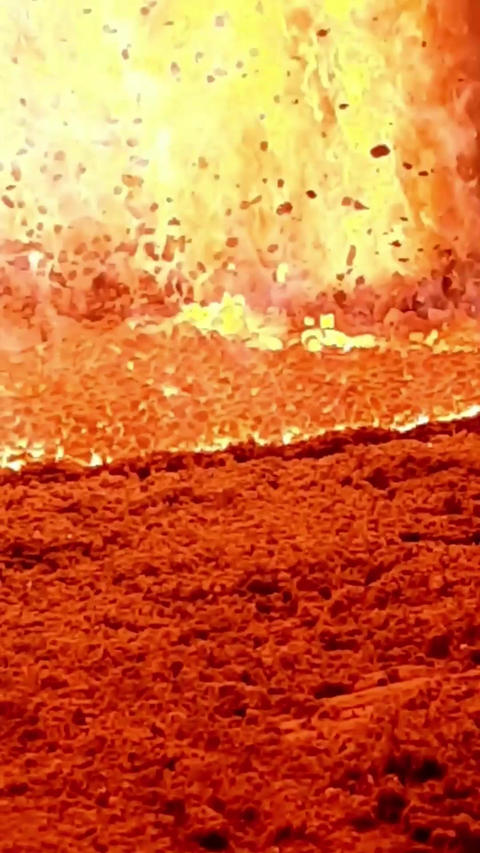 Warm Glow of the Flames Dances in the Cozy Fireplace at Night