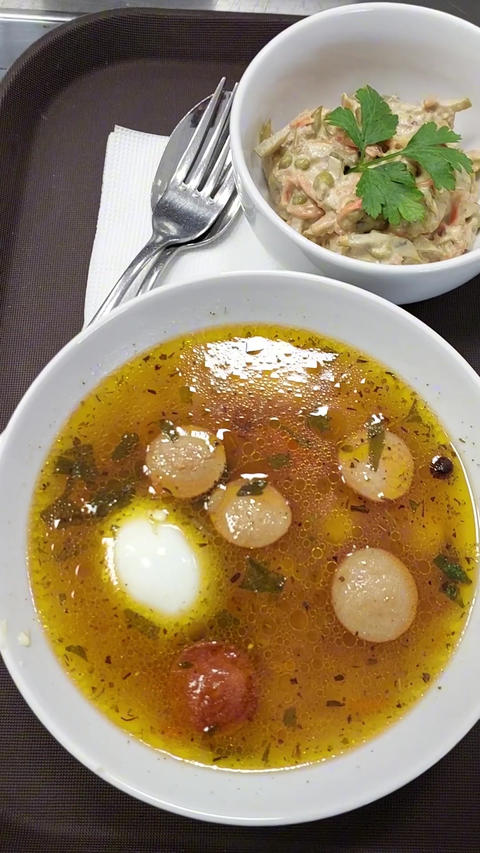 Delicious Lunch Delight in the Cozy Dining Room