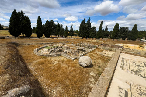 the Italian ruins in Seville, Spain