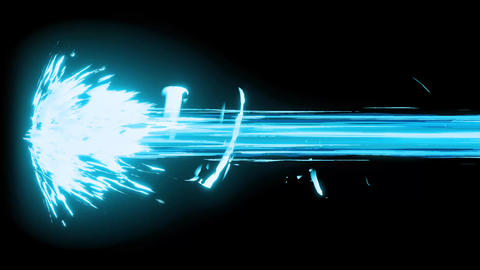 Blue laser beam