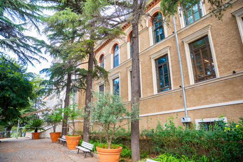 Heybeliada, Turkey - August 28, 2026: Historic building exterior of Halki