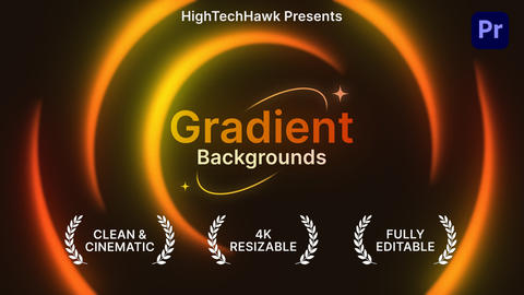 Gradient Backgrounds MOGRT 動態圖形模板 56198578 | MotionElements