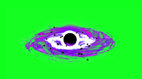 紫のブラックホールループ
