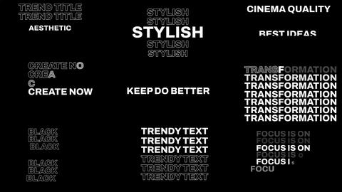 15 Bold Text Animation
