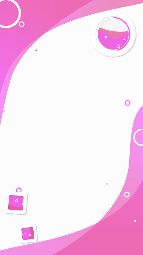 Refreshing gradient with drifting transparent bubbles | Vertical loop background