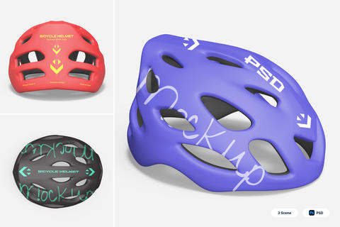 Bicycle Helmet Mockup