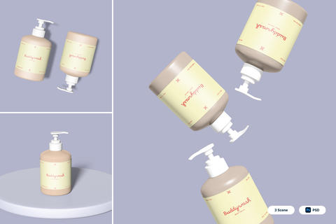 Body Wash Mockup