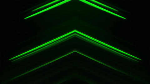 Green Neon Chevron Arrows Moving Up Motion Loop