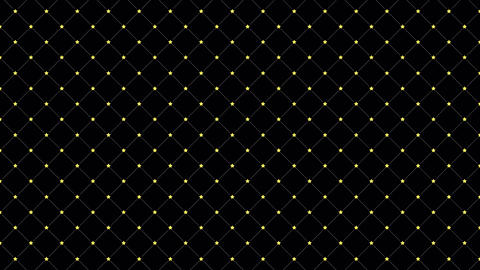 Seamless Looping Background Animation with Rotating Yellow Stars on a Dotted Geometric Grid