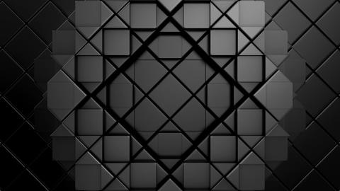 Geometric Shapes Form a Wave