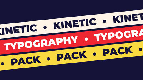 Kinetic typography pack