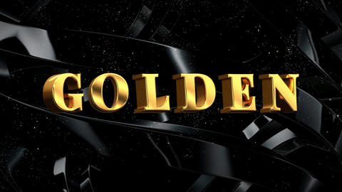 Gold text mogrt