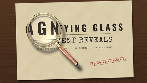 Magnifying glass document reveals mogrt