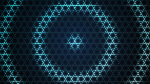 Neon Japanese Kagome Pattern Cyber Seamless Loop 4K