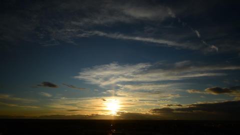 Sunset Clouds Time Lapse