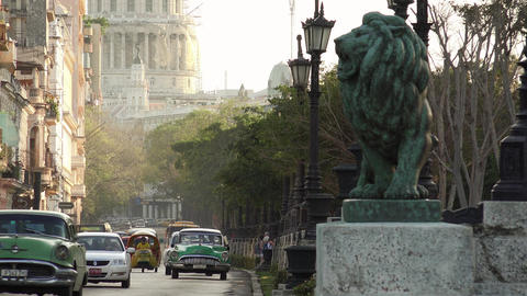 Cuba La Habana Havana Capitolio Prado Park And Vin