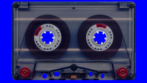 Audio tape (blue screen)