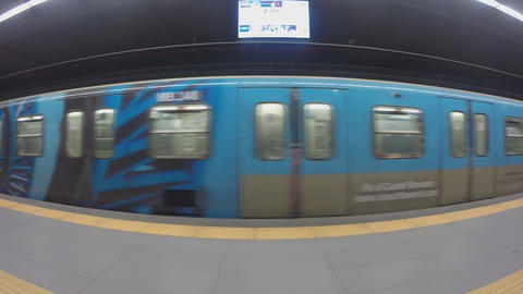 Subway Train Rome Italy