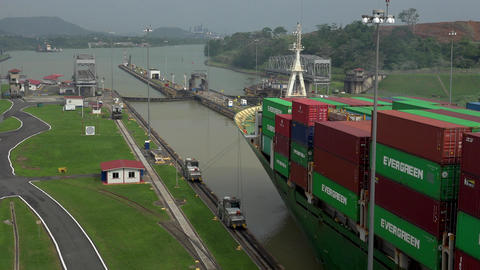 Cargo And Logistics Panama Canal Miraflores Locks 2
