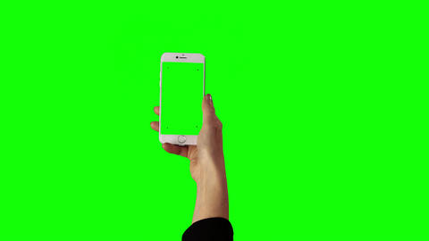 Hand using smartphone