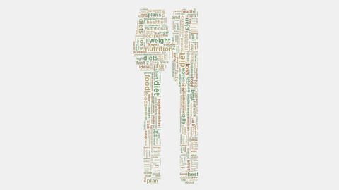 Obesity health diet medical overweight wordcloud text typography