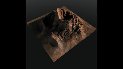 Prehistoric Volcano Low Poly 3D model 8964220 | MotionElements