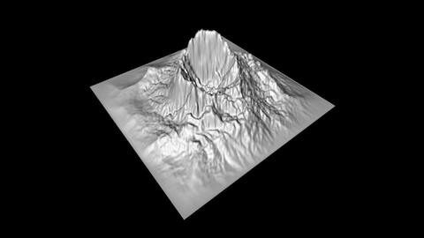 Prehistoric Volcano Low Poly 3D model 8964220 | MotionElements